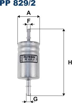 Filtron PP829/2 - Filtre à carburant cwaw.fr