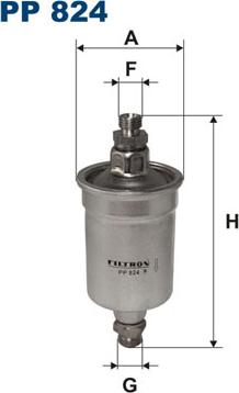 Filtron PP824 - Filtre à carburant cwaw.fr