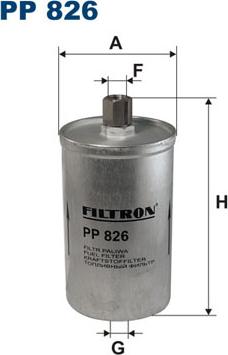 Filtron PP826 - Filtre à carburant cwaw.fr