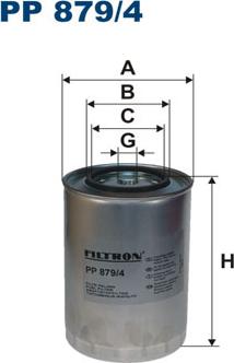 Filtron PP879/4 - Filtre à carburant cwaw.fr