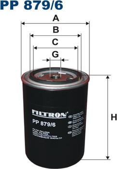 Filtron PP879/6 - Filtre à carburant cwaw.fr