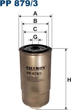 Filtron PP879/3 - Filtre à carburant cwaw.fr