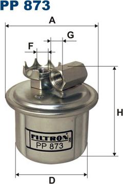 Filtron PP873 - Filtre à carburant cwaw.fr