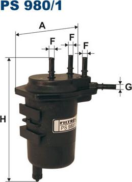 Filtron PS980/1 - Filtre à carburant cwaw.fr