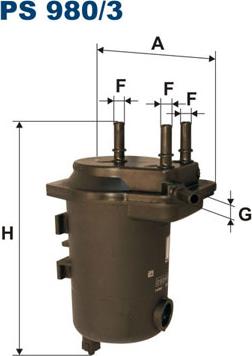 Filtron PS980/3 - Filtre à carburant cwaw.fr