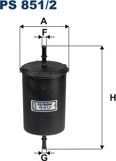 Filtron PS 851/2 - Filtre à carburant cwaw.fr