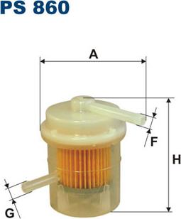 Filtron PS860 - Filtre à carburant cwaw.fr