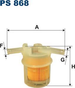 Filtron PS868 - Filtre à carburant cwaw.fr