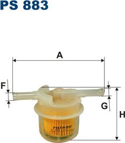 Filtron PS883 - Filtre à carburant cwaw.fr