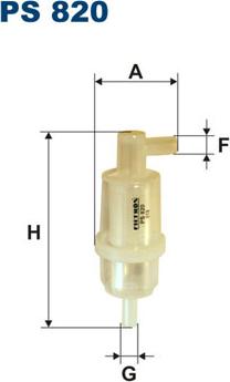 Filtron PS820 - Filtre à carburant cwaw.fr