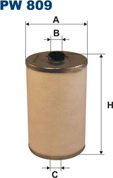 Filtron PW809 - Filtre à carburant cwaw.fr