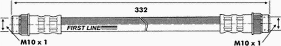 First Line FBH 6214 - Flexible de frein cwaw.fr