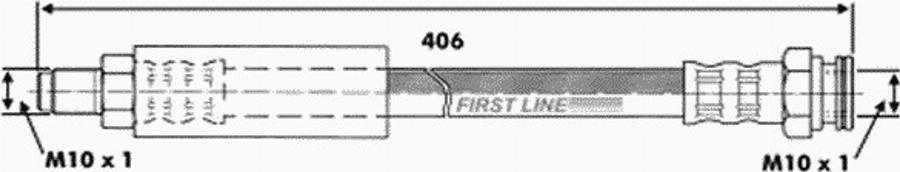 First Line FBH 6225 - Flexible de frein cwaw.fr