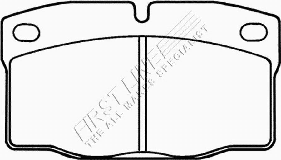 First Line FBP1129 - Kit de plaquettes de frein, frein à disque cwaw.fr