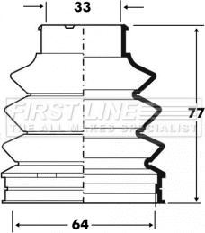 First Line FCB6095 - Joint-soufflet, arbre de commande cwaw.fr