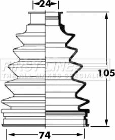 First Line FCB6059 - Joint-soufflet, arbre de commande cwaw.fr