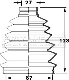 First Line FCB6004 - Joint-soufflet, arbre de commande cwaw.fr