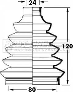 First Line FCB6029 - Joint-soufflet, arbre de commande cwaw.fr