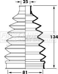 First Line FCB6028 - Joint-soufflet, arbre de commande cwaw.fr