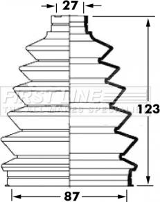 First Line FCB6022 - Joint-soufflet, arbre de commande cwaw.fr