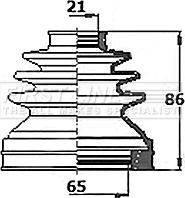 First Line FCB6145 - Joint-soufflet, arbre de commande cwaw.fr