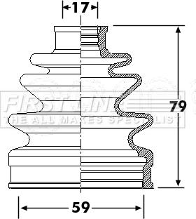 First Line FCB6293 - Joint-soufflet, arbre de commande cwaw.fr