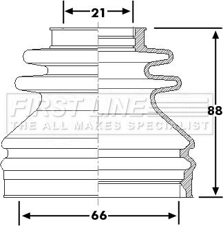 First Line FCB6240 - Joint-soufflet, arbre de commande cwaw.fr