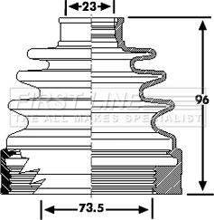 First Line FCB6222 - Joint-soufflet, arbre de commande cwaw.fr