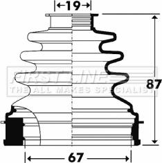 First Line FCB2901 - Joint-soufflet, arbre de commande cwaw.fr