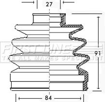 First Line FCB2185 - Joint-soufflet, arbre de commande cwaw.fr