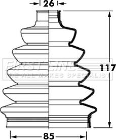 First Line FCB2399 - Joint-soufflet, arbre de commande cwaw.fr