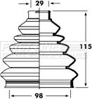 First Line FCB2354R - Joint-soufflet, arbre de commande cwaw.fr