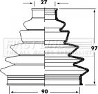 First Line FCB2356 - Joint-soufflet, arbre de commande cwaw.fr