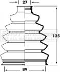 First Line FCB2358 - Joint-soufflet, arbre de commande cwaw.fr