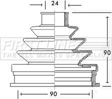 First Line FCB2255 - Joint-soufflet, arbre de commande cwaw.fr