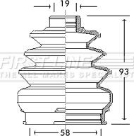 First Line FCB2767 - Joint-soufflet, arbre de commande cwaw.fr