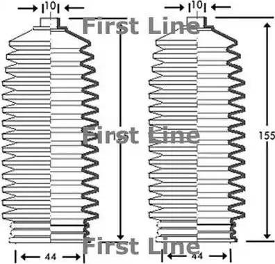 First Line FSG3097 - Jeu de joints-soufflets, direction cwaw.fr