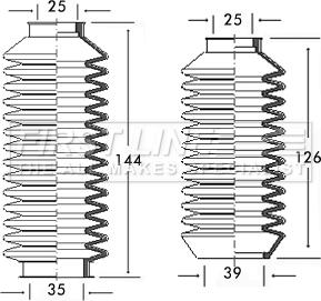 First Line FSG3074 - Jeu de joints-soufflets, direction cwaw.fr