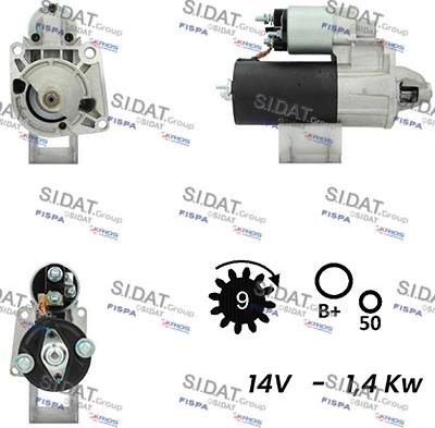 Fispa S12BH0400A2 - Démarreur cwaw.fr