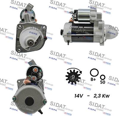 Fispa S12BH0016A2 - Démarreur cwaw.fr