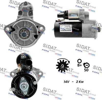 Fispa S12BH0073 - Démarreur cwaw.fr