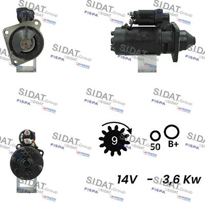 Fispa S12BH0182A2 - Démarreur cwaw.fr