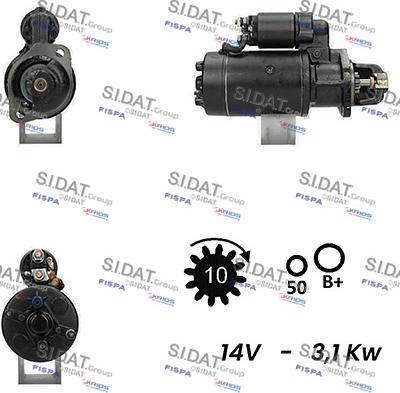 Fispa S12BH0187A2 - Démarreur cwaw.fr