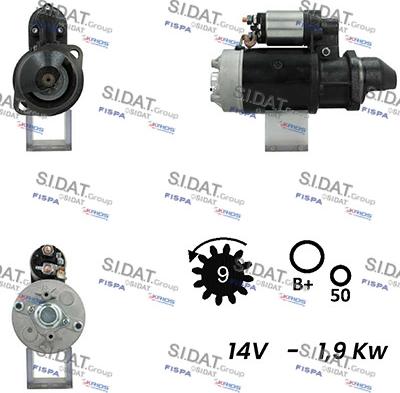 Fispa S12BH0302A2 - Démarreur cwaw.fr