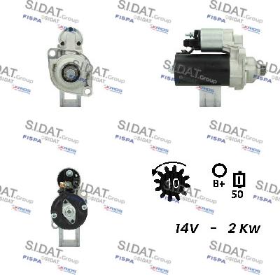 Fispa S12BH0245A2 - Démarreur cwaw.fr