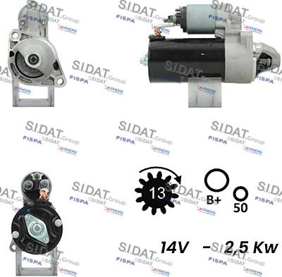 Fispa S12BH0275A2 - Démarreur cwaw.fr