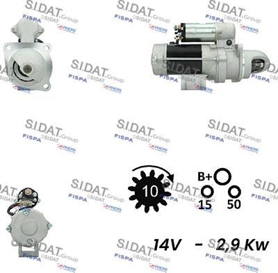 Fispa S12DR0749A2 - Démarreur cwaw.fr