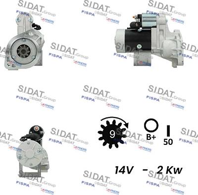 Fispa S12HT0568A2 - Démarreur cwaw.fr