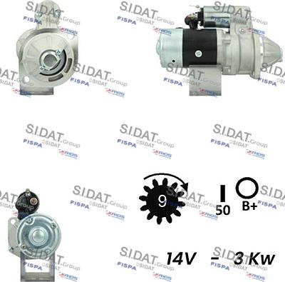 Fispa S12HT0508A2 - Démarreur cwaw.fr