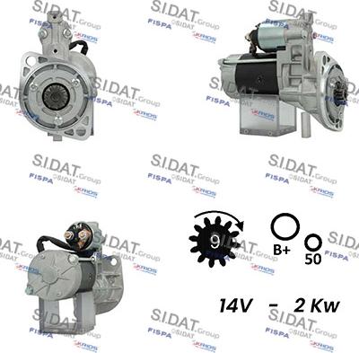 Fispa S12HT0510A2 - Démarreur cwaw.fr